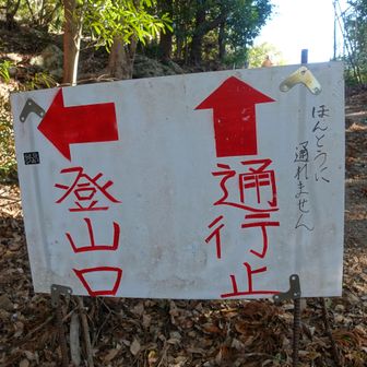 ここから左に曲がって土道になります。しかし、「ほんとうに通れません」と書いてあったら、行ってみたくなりませんか？　行かなかったけど。