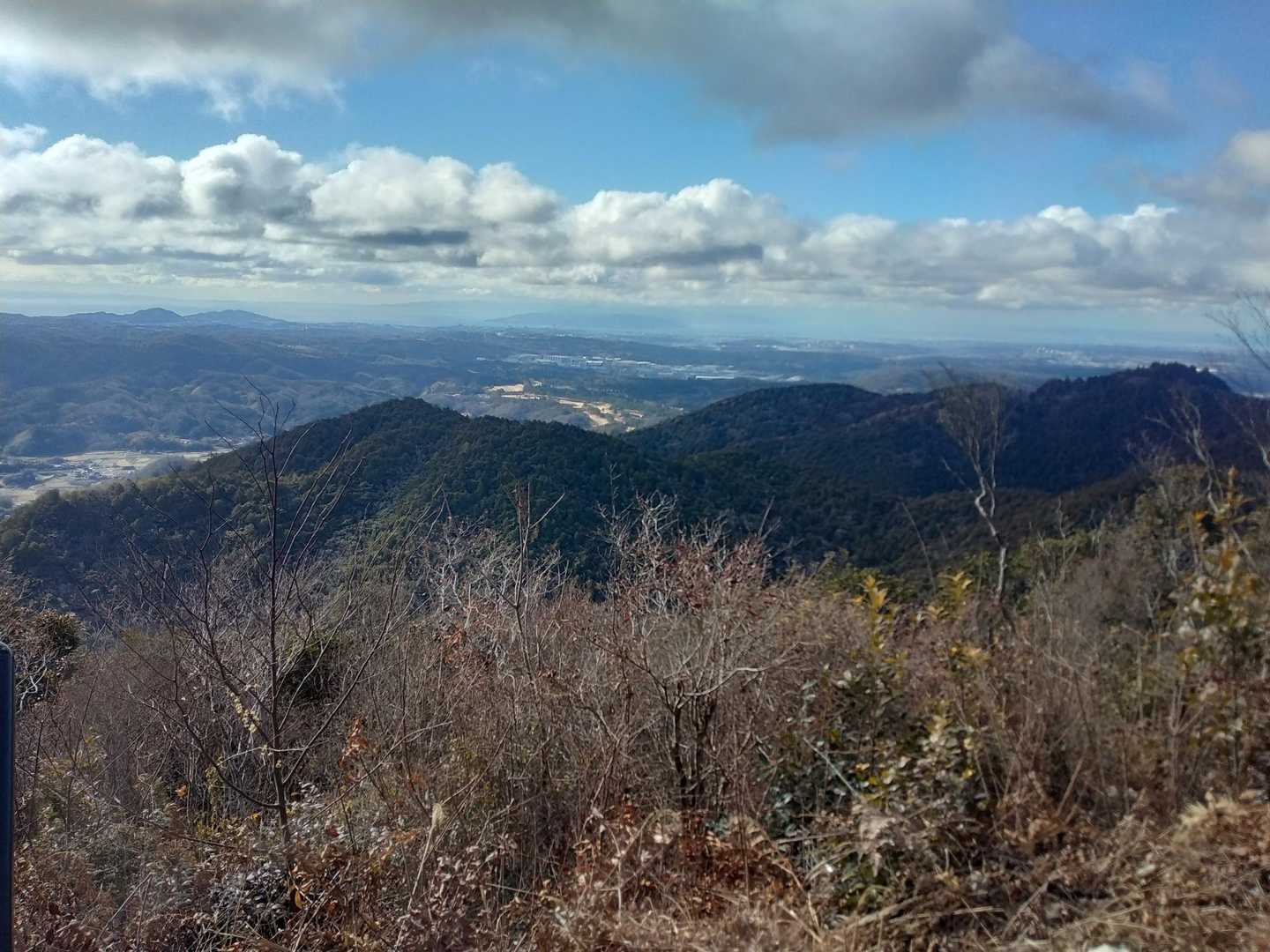 淡路島とか見えてました。