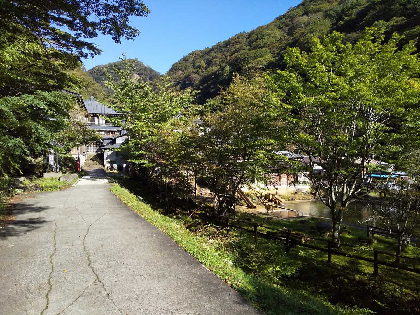 北温泉旅館に到着