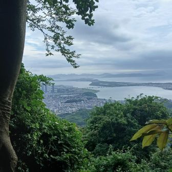 途中に素晴らしい景色の場所発見