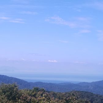 青葉山まで見えます（写真では分かりにくいけど）