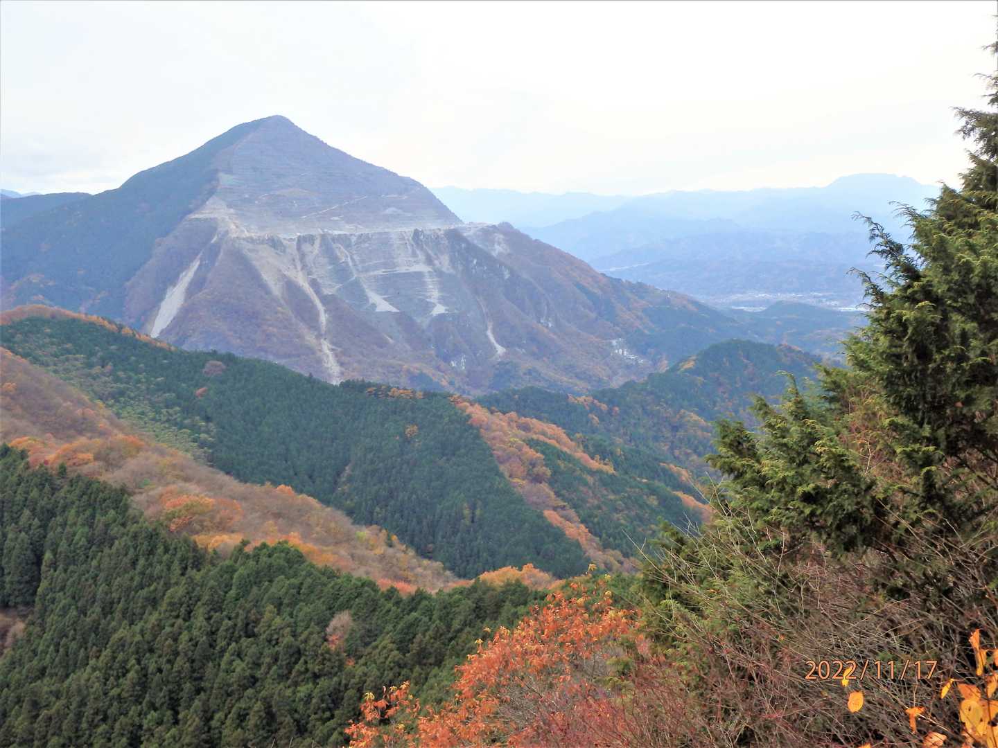 雄岳山頂展望ポイントから⛰
