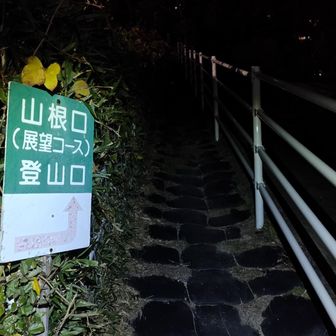 ここからの登山口は久々。
ほぼ街中のお山だから、今日も怖さが無いなぁ⋯
最近の私、極楽寺山以外の「日の出前入山」に怖さが無くなってきてます。
単に街中のお山だから？

この傾向が良いのか悪いのか⋯自分でも良くワカリマセン