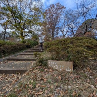 つつじ山山頂。
トイレの上が展望台になってます。