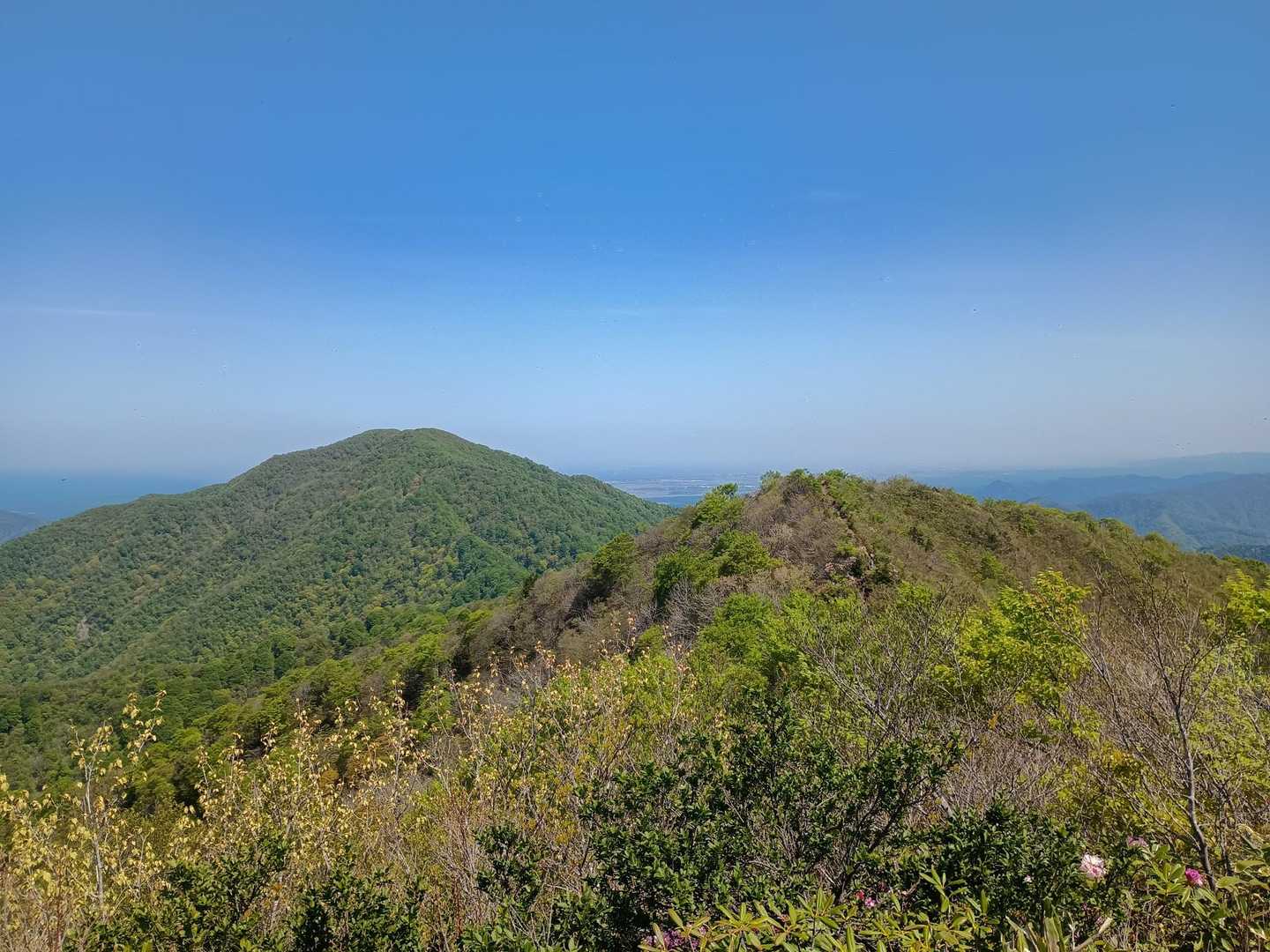 大内谷川登山口-富士写ヶ岳-小倉谷山-火燈山-熊の平-大内 縦走コースの写真