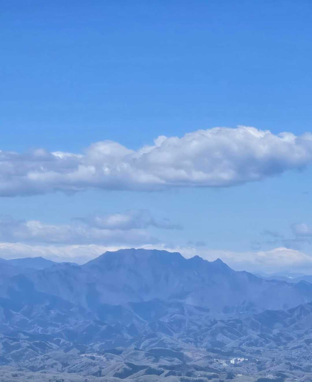 途中で両神山！こんにちは