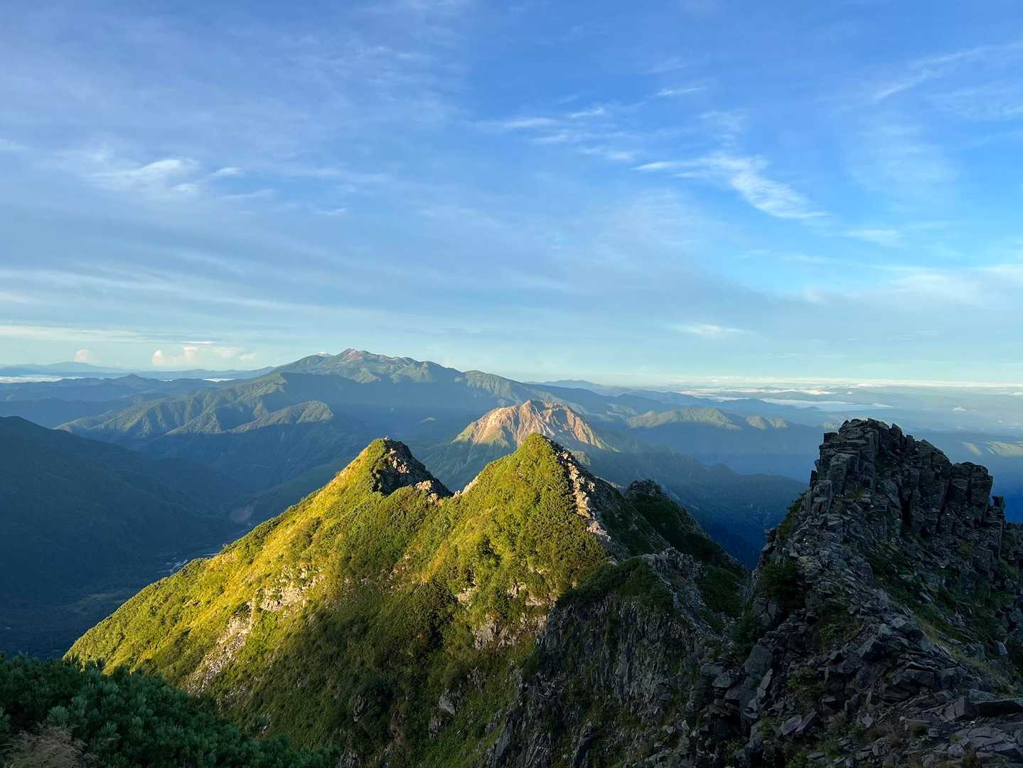 西穂丸山-西穂高岳 往復コースの写真