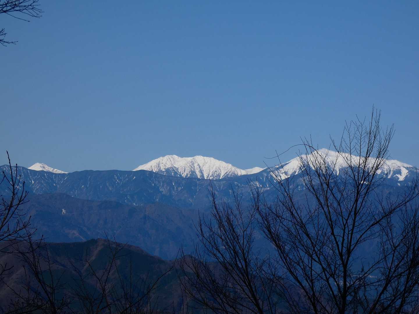 荒川岳、赤石岳、前聖岳