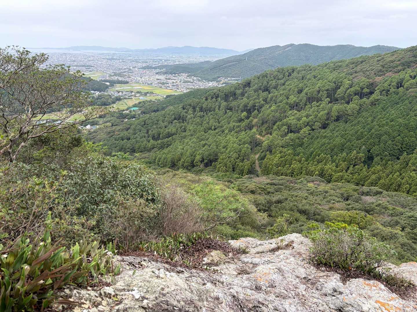 梅田峠-神石山 -太田峠跡-多米峠-霊屋の峰-大知波峠 縦走コースの写真