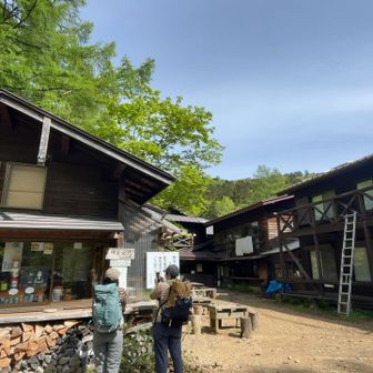 本沢温泉に到着🙌
途中にあったテン場も良さそう🏕️