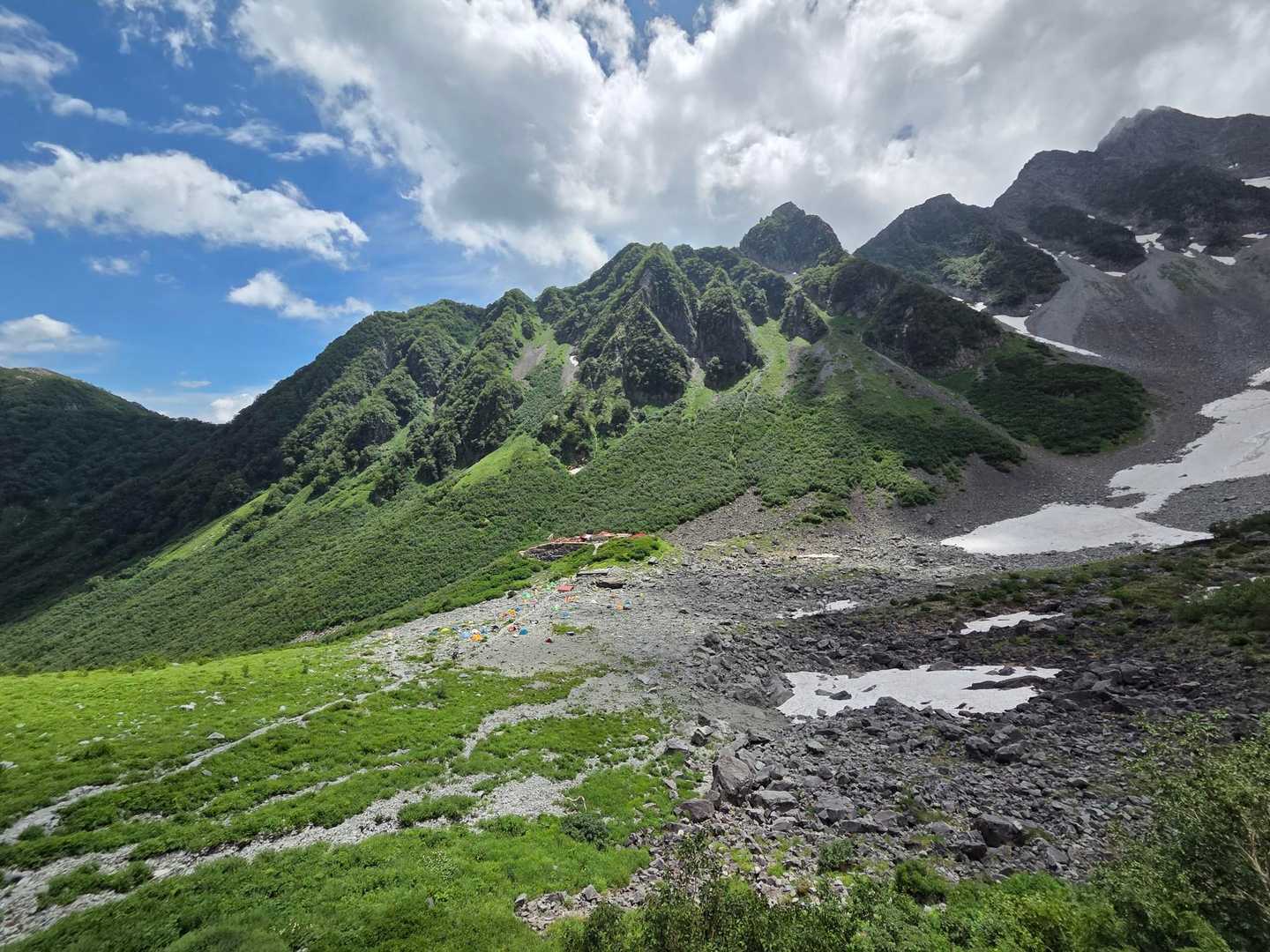奥穂高岳 往復コースの写真
