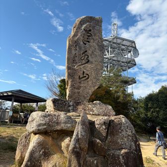 菊水山と書いてある気がするが読めない