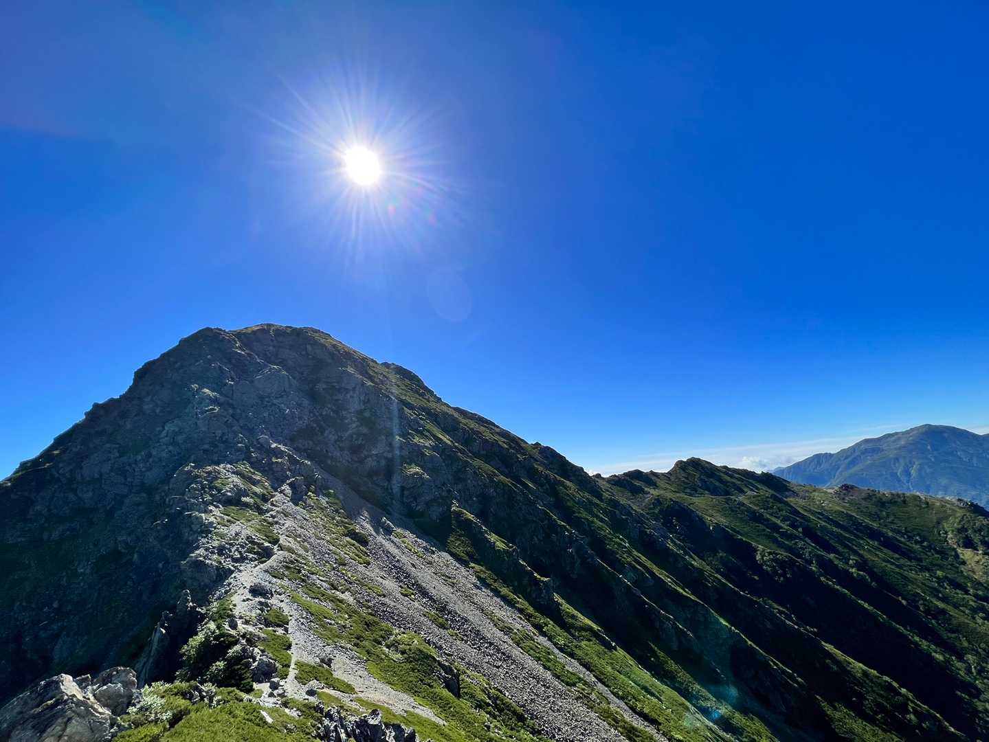 越路バス停-鳥倉登山口-三伏峠-三伏山-本谷山-塩見岳-塩 往復コースの写真