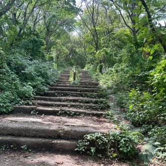 奥の院（山頂）を目指しラストスパート