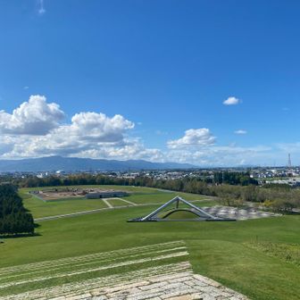 手稲山方面とよくわからない広場^^;