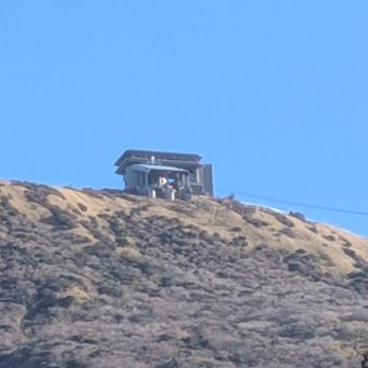 ロープウェイはﾒﾝﾃﾅﾝｽのため運休中