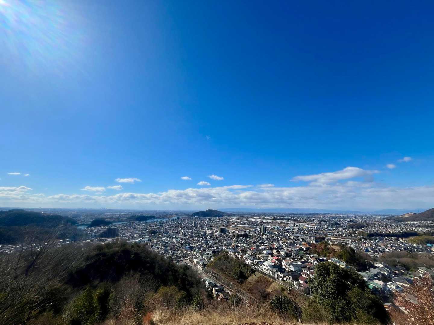 ふるさと眺望の丘🛖　いい景色😊