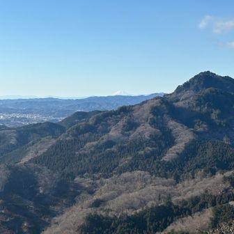 古賀志山方面、富士山
