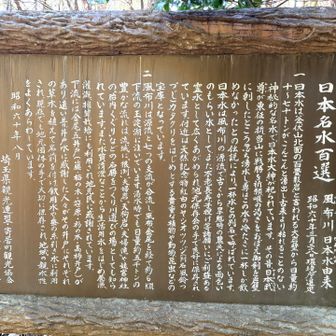 水源に行きたかったなぁ。