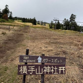 ランチを食べに横手山に行きます