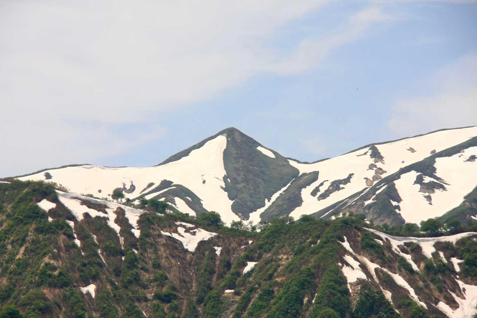 未踏の鉾立峰