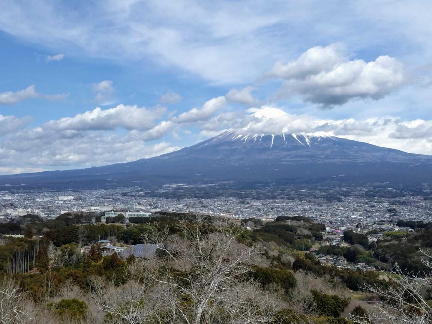 見慣れた富士山と私の町