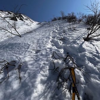 ココの下りはマシな方で、
クライムダウンは写真撮れないね😅