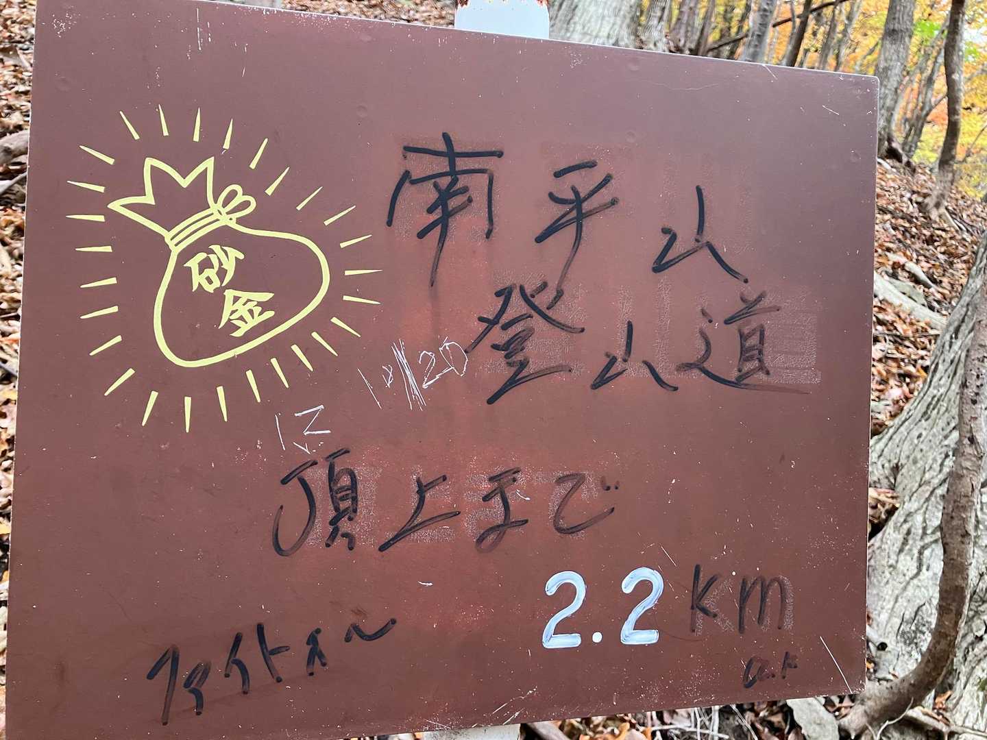こんな看板🪧が、200mごとにあります♪