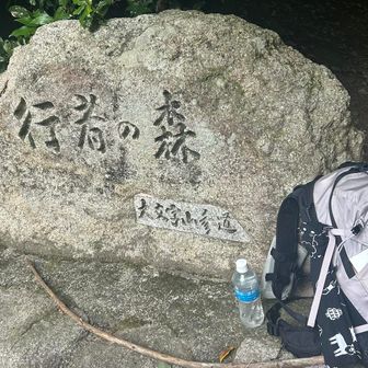 ここから登山スタート。
仕事＆お泊りセット入りなのでザックが重い🥺