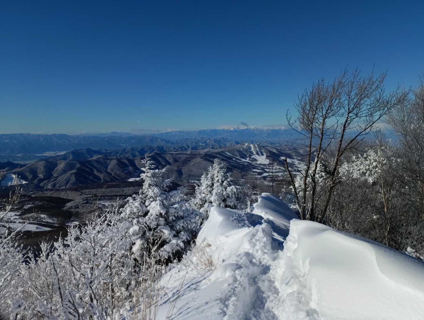 菅平牧場料金所-菅平牧場-四阿山登山口-小四阿-中四阿 往復コースの写真