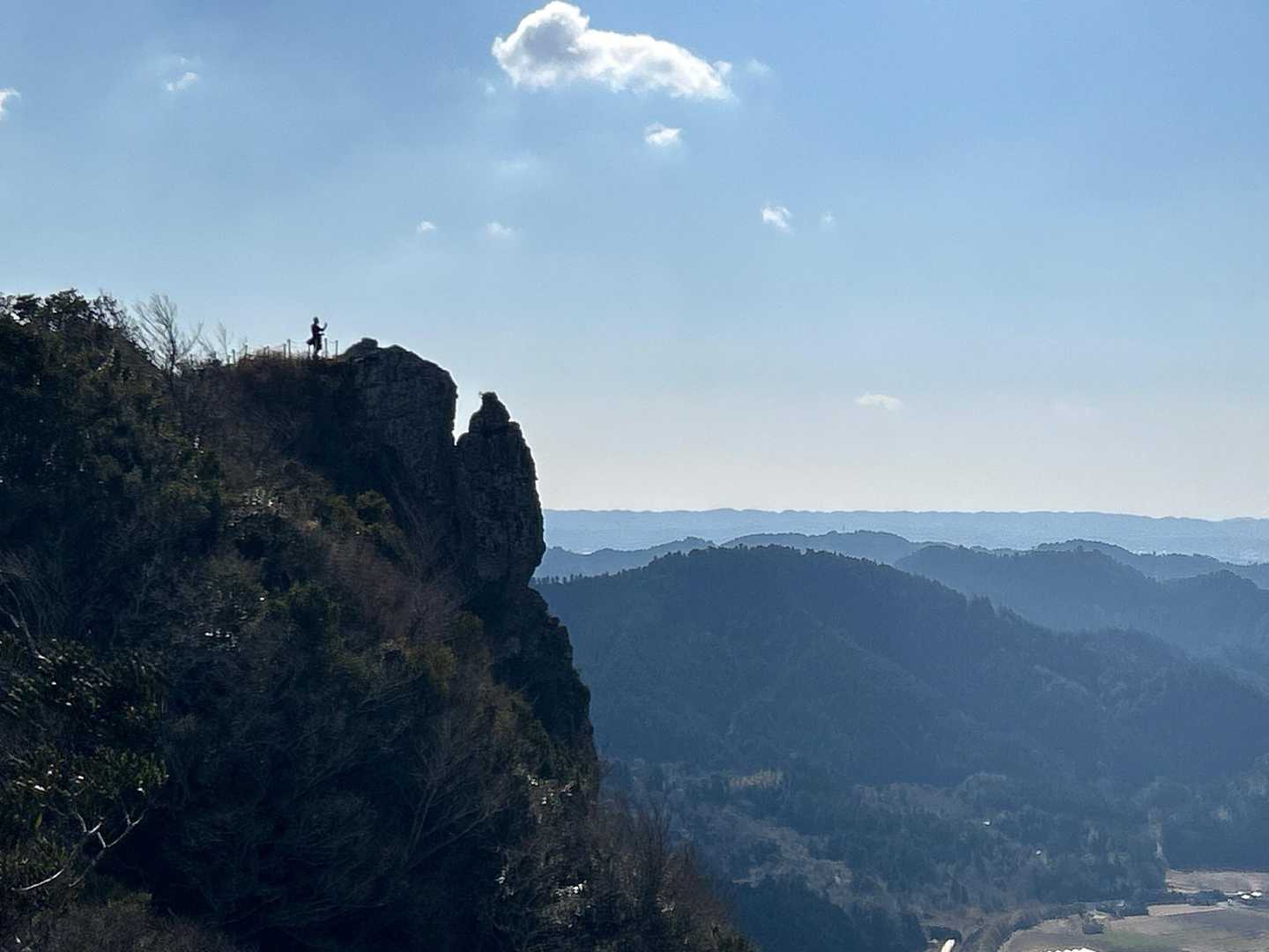 通称「房総のマッターホルン」😆
振り返りの伊予ヶ岳☝️