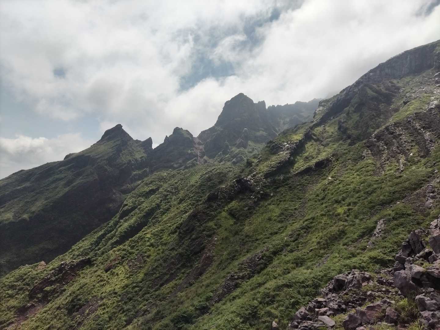 仙酔峡登山口-高岳東峰-中岳 周回コースの写真