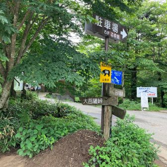 この駐車場が大菩薩嶺の登山口として一番メジャーなようです