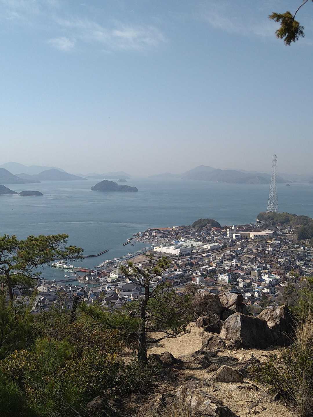 忠海駅-黒滝山-白滝山 往復コースの写真