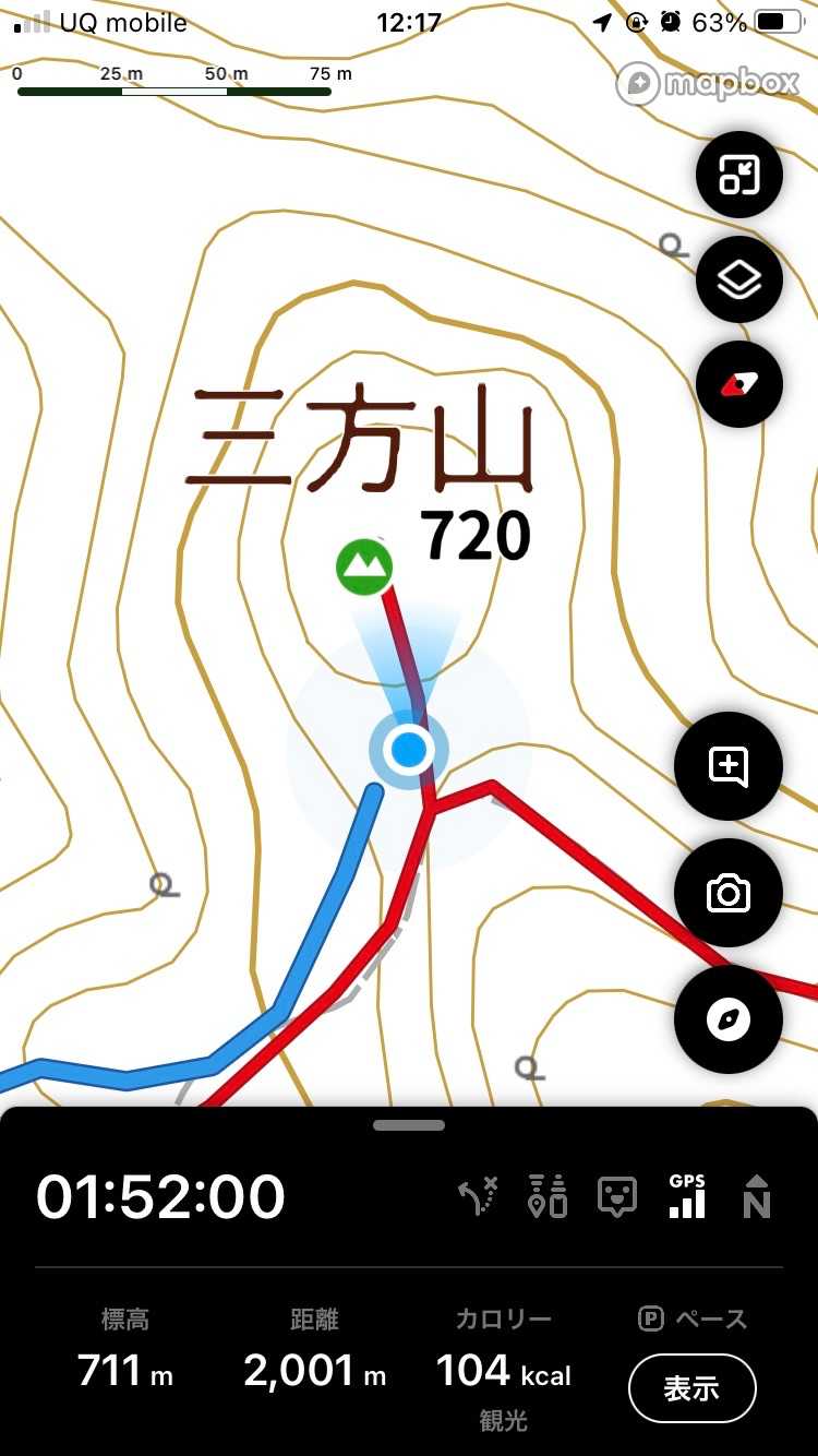 こんな感じで道はあるはずですが見えるのは辺り一面の雪。