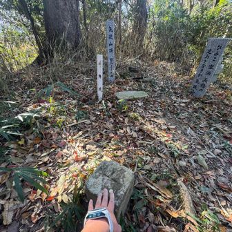 山頂ポチッと！