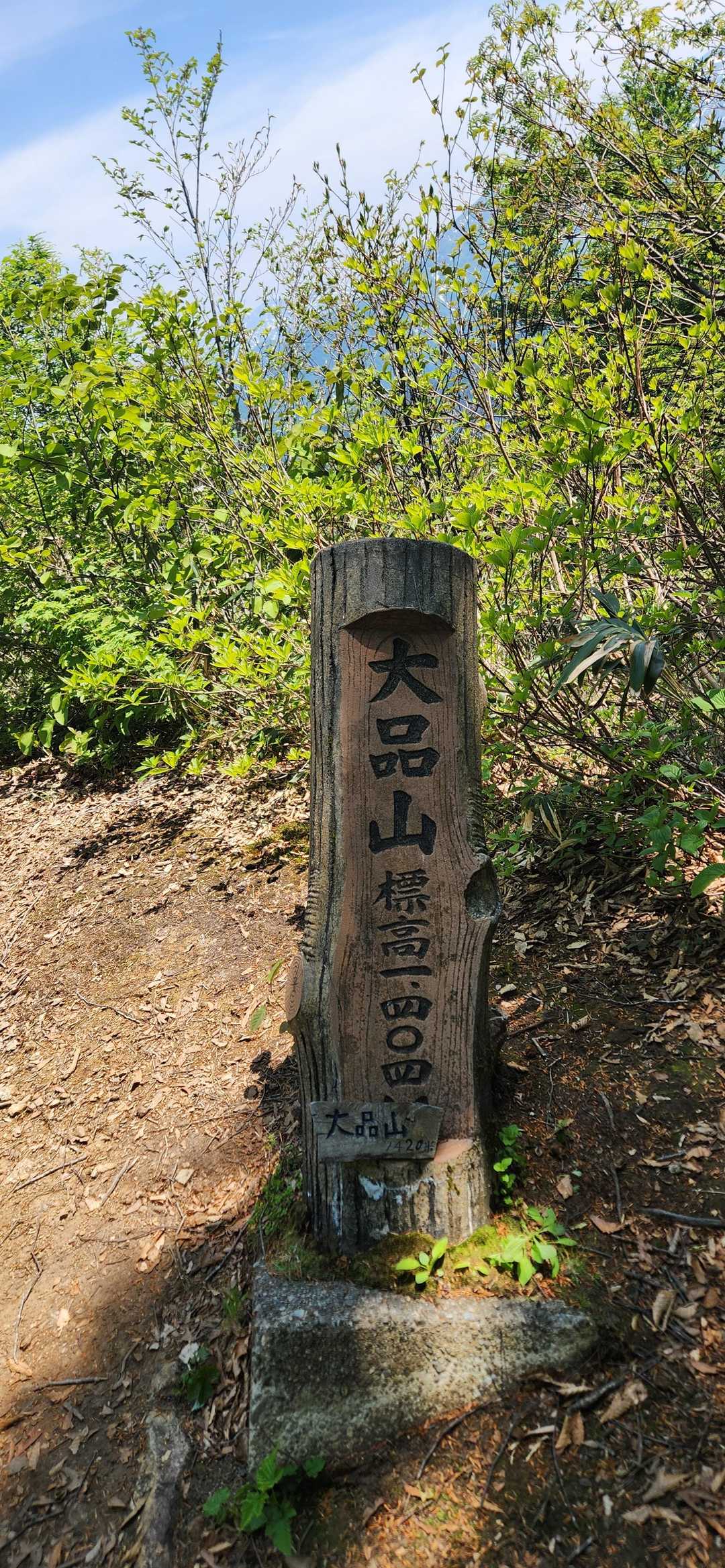 大品山山頂