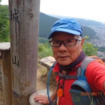 城山が写っている写真がこれだけ