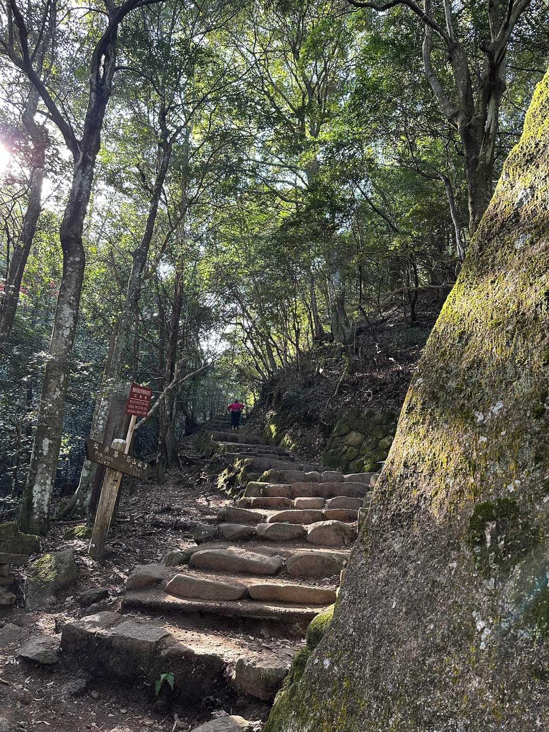 弥山登山道入口-弥山 往復コースの写真