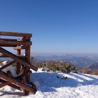 三の丸まできた

下山までまだまだ距離ある
もう少しスノートレッキングが楽しめる