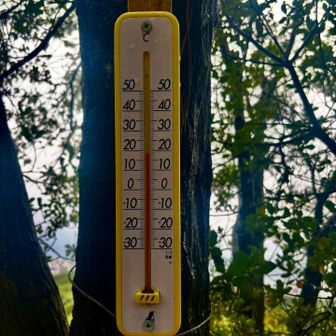18.5℃！　涼しい、あまり疲れないね