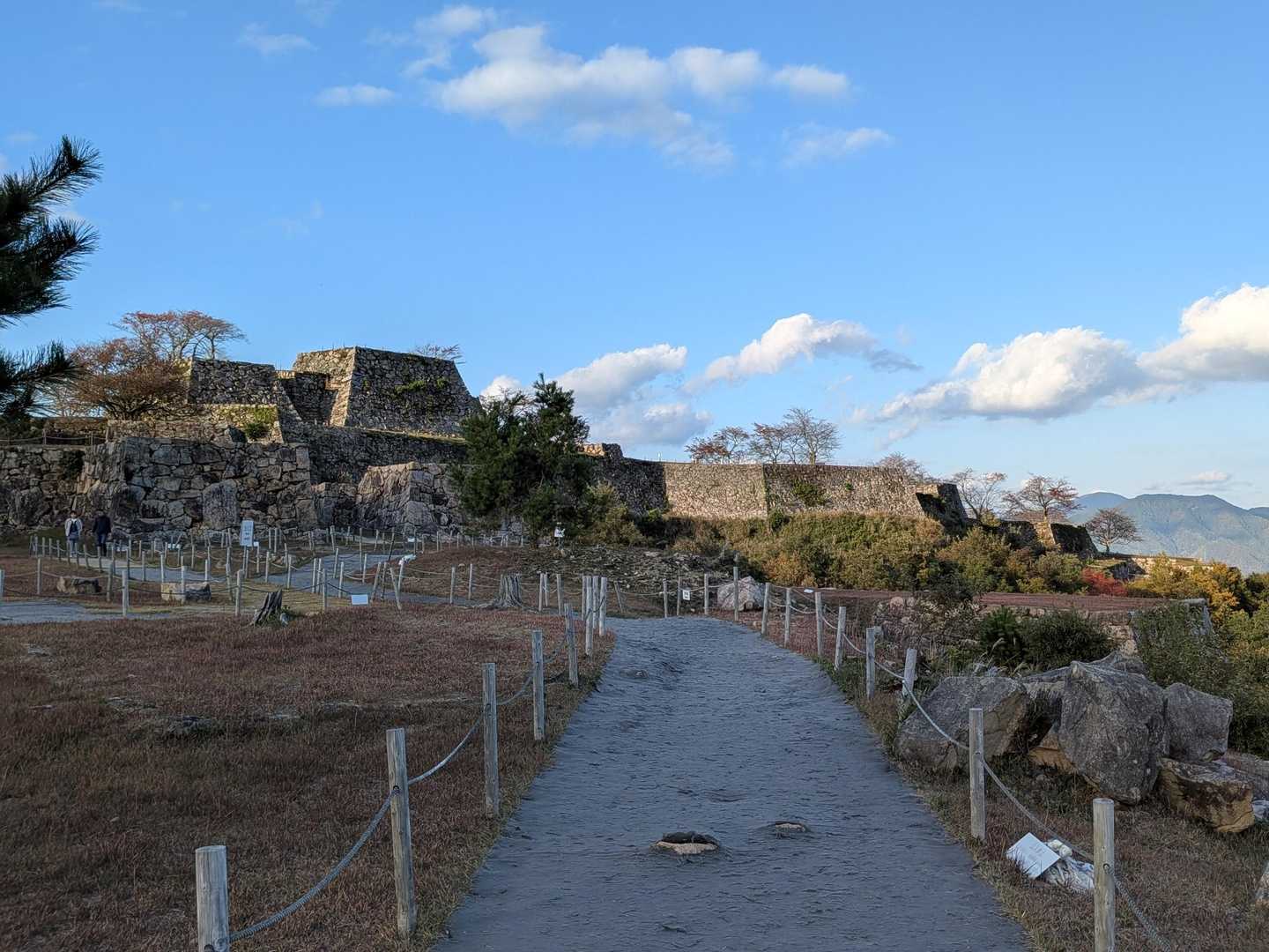 竹田城🏯の天守閣跡を振り返る