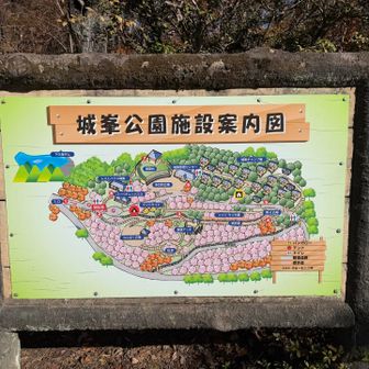 本命の城峯公園到着