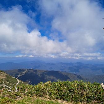 白山の方向(白山がはっきり見えません）