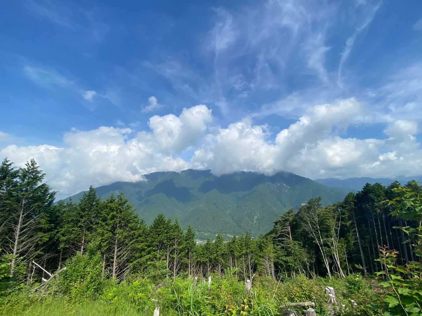 上の原駐車場登山口-南木曽岳 往復コースの写真