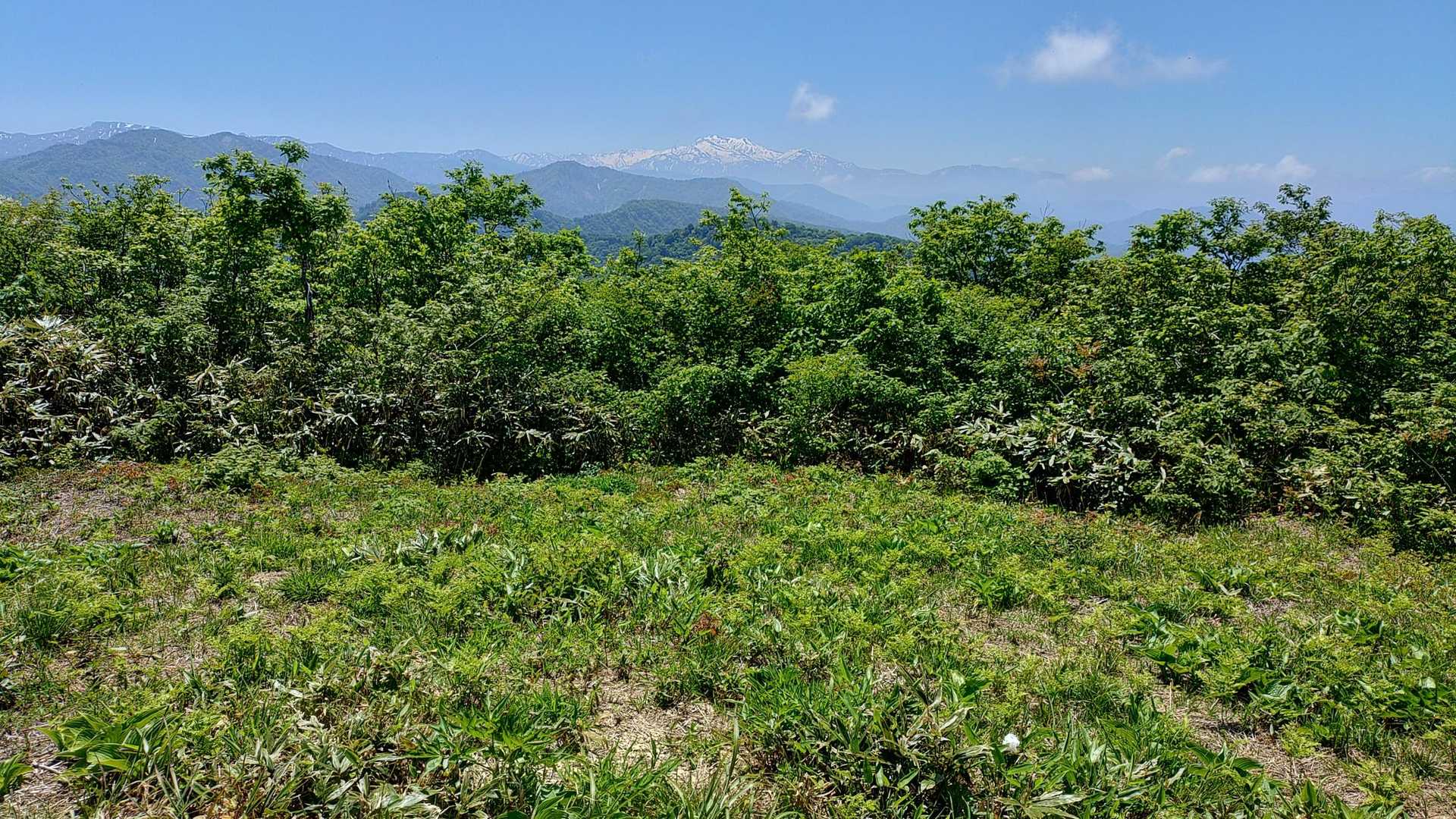 白山がずっと綺麗だった😲
