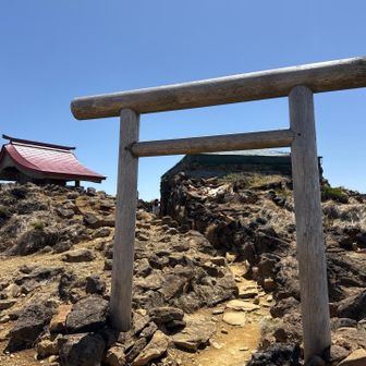 熊野岳山頂です
