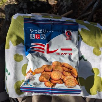 明神山頂で四国のおやつ…🐸
贅沢すぎる…🙏✨