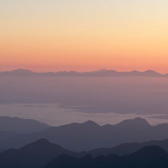 左の奥の方にうっすらと鳥海山⛰️
ここまで見えるのは稀だそう！