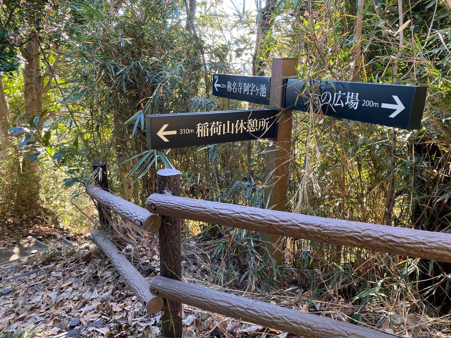 金沢文庫駅-称名寺市民の森入口-金沢山-称名寺-仁王門-称 縦走コースの写真